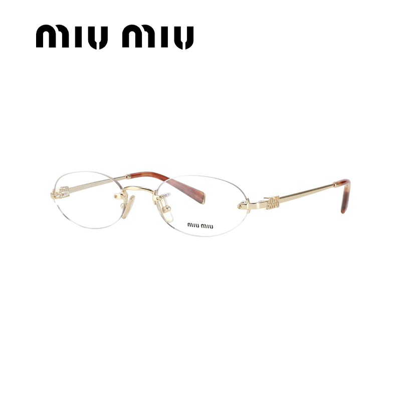 MiuMiu缪缪书呆子椭圆形近视镜框