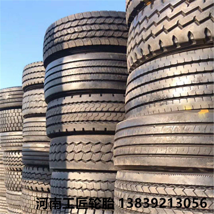 翻新轮胎 二手轮胎正新新套顶翻新1100 1200r20 矿山加厚货车轮胎