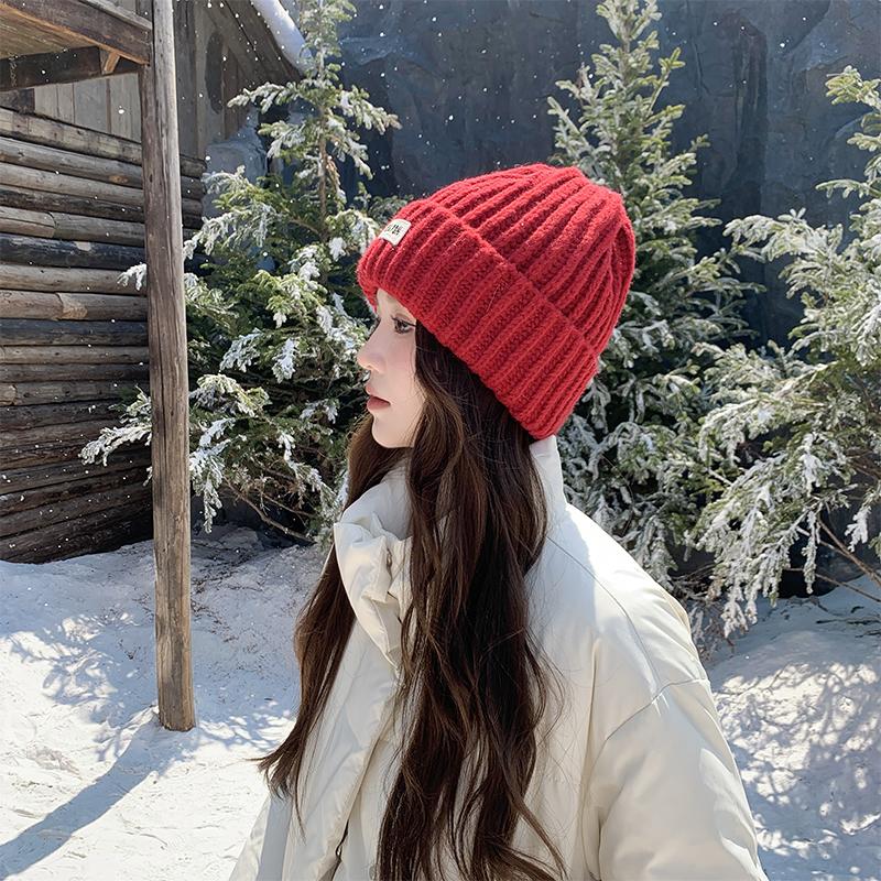出游毛线帽男女秋冬天