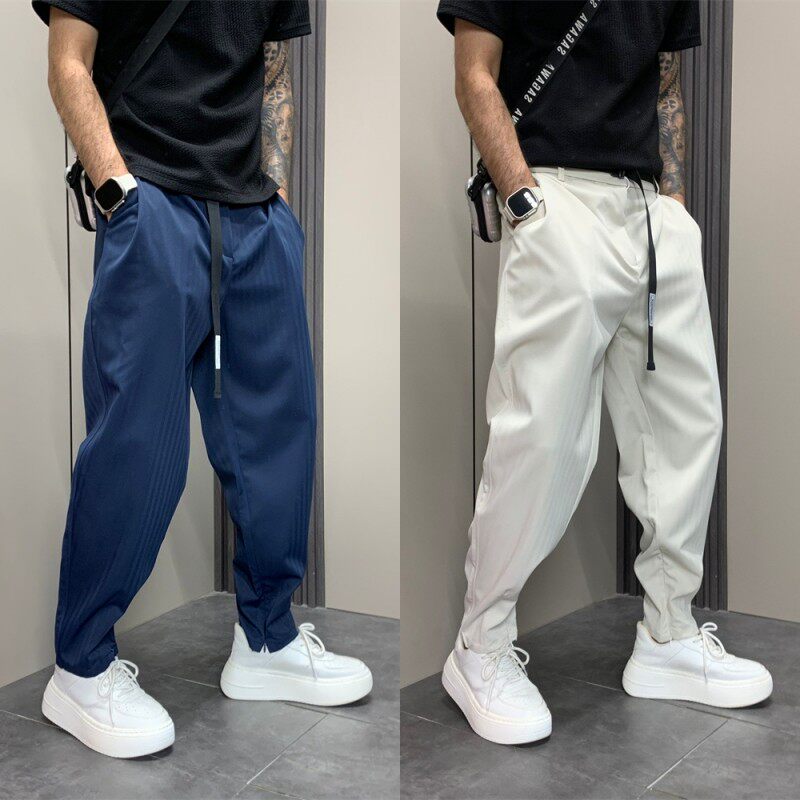 春季新款潮牌百搭哈伦裤