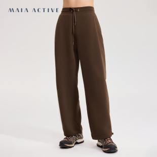 PN016 MAIAEVERYDAY 绵柔卫裤 直筒可调节抽绳户外保暖瑜伽休闲裤