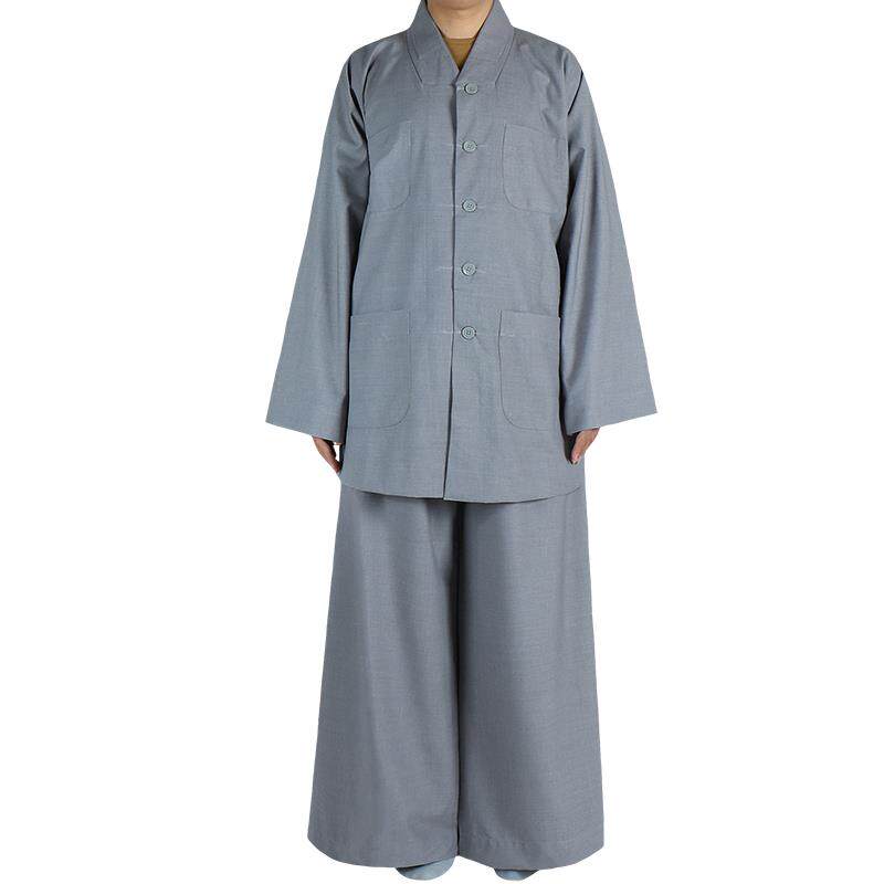 新款远尘僧服短褂精纺棉布僧人小褂男春秋款出家人和尚服比丘尼四