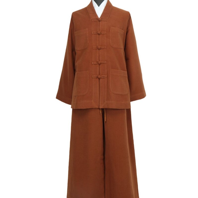 特价僧服短褂小褂套装厚毛呢冬季加厚保暖出家人和尚僧衣秋冬款男