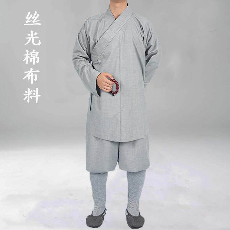 新款僧服罗汉褂小褂短褂套装斜襟禅修服棉质和尚衣佛衣用品结缘价