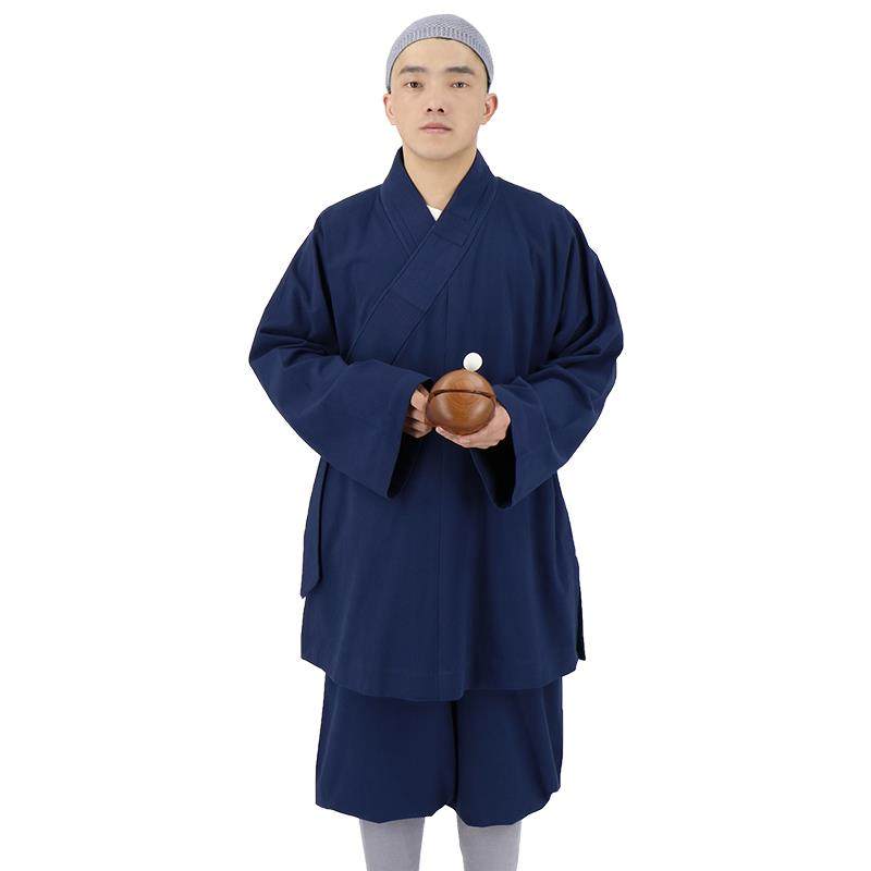 新款普兴汇僧服春秋款罗汉褂小褂僧人四季套装和尚服汉衫亚麻出家