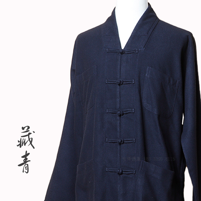 特价新年优选特惠冬季呢子短褂僧服呢子保暖加厚毛呢僧衣免绑师父