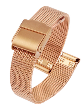 适用OliviaBurton表带 OB小蜜蜂 蔻驰钢带手表带 ins编织网带女表