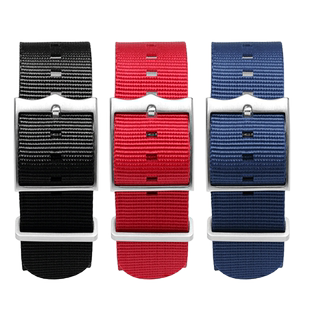 适用帝舵手表带北约NATO尼龙帆布表带适帝陀碧弯启承系列小红花22