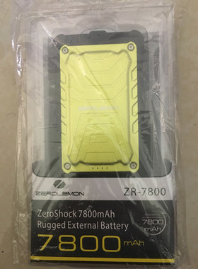 ZeroLemon ZeroShock Rugged 7800户外三防移动电源 大容量充电宝