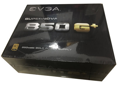 EVGA 额定 850G+电源 80PLUS金牌全模组全日系电容台式机静音