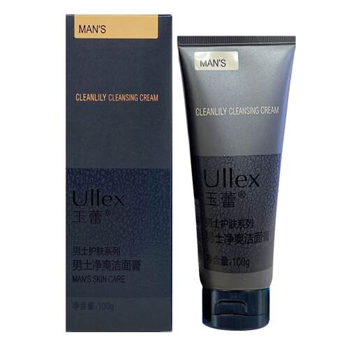 玉蕾男士净爽洁面膏100g深层清洁
