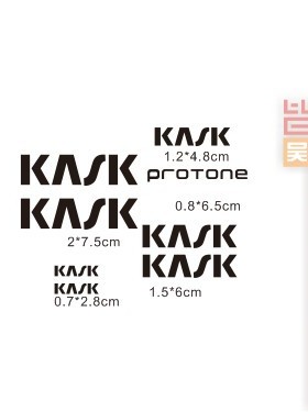 KASK PROTONE头盔贴纸一套