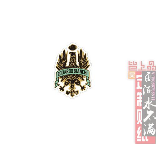 bianchi小头标贴