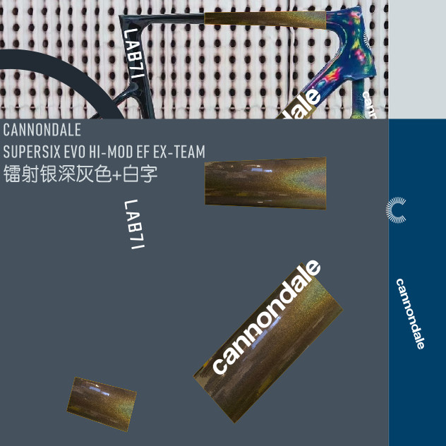 CANNONDALESUPERSIXEVO车架贴