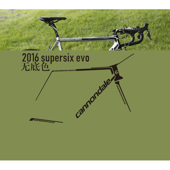 环法2016 Cannondale supersix车架贴纸
