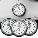 车载时钟夜光表汽车石英表摆件中控车用电子小钟表装 饰车内随意贴