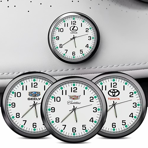 车载钟表夜光汽车石英表摆件中控