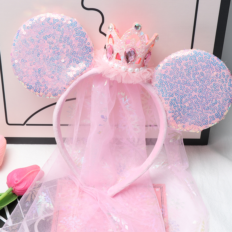 女孩头饰发纱成人发卡蝴蝶结发饰