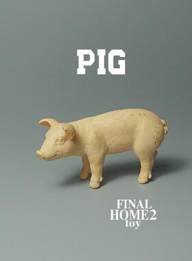 出口散货 猪 家猪 农场场景摆件 家畜动物模型手办 科教认知玩具