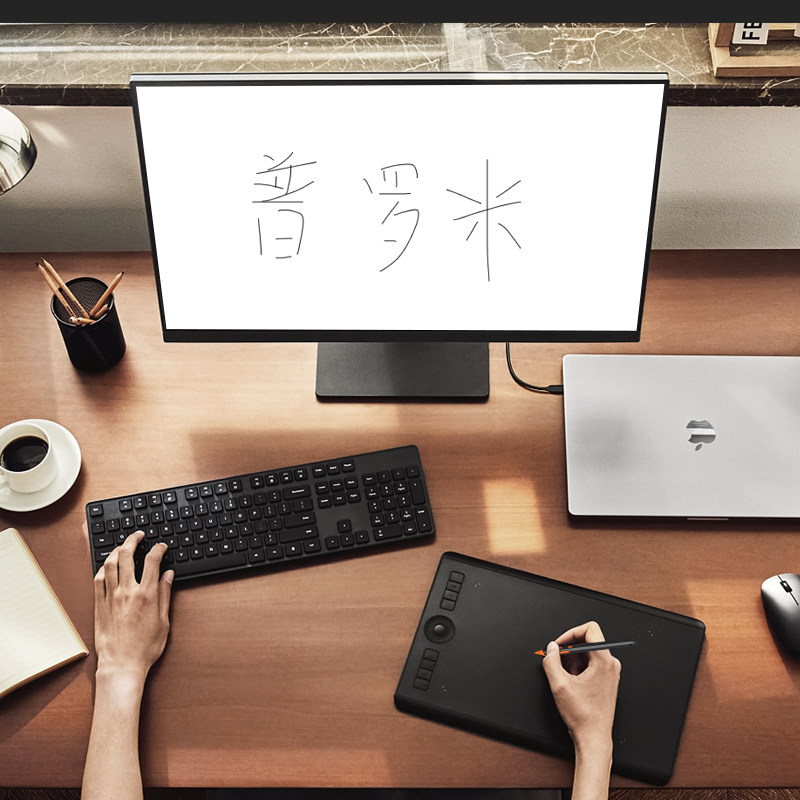 蓝牙无线书写笔型鼠标二合一ppt翻页笔台式机笔记本2.4G手写鼠标
