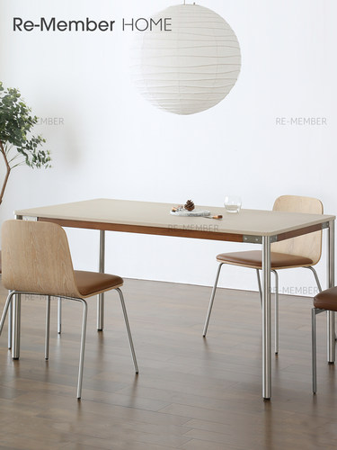 Re-MemberHome金属不锈钢MDF餐桌
