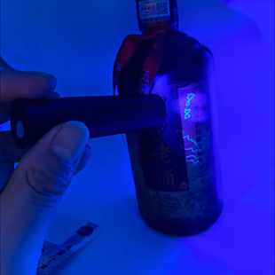 充电小型便携紫光手电筒UV紫外线验钞灯防伪检测灯可照隐形笔手电