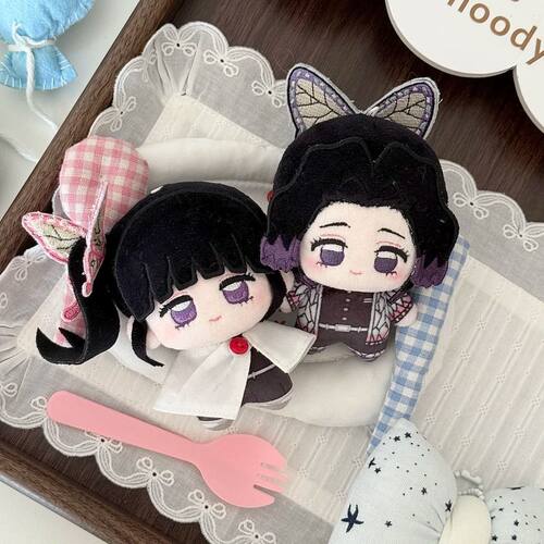 鬼灭之刃蝴蝶忍10cm棉花娃娃