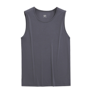 莫代尔背心男夏季薄款大码宽肩打底衫加肥加大男士无袖上衣280斤