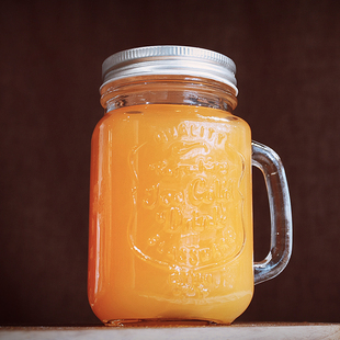 玻璃饮料杯公鸡杯罐头果汁瓶啤酒奶茶杯叉筷筒马克杯把子杯冷饮瓶