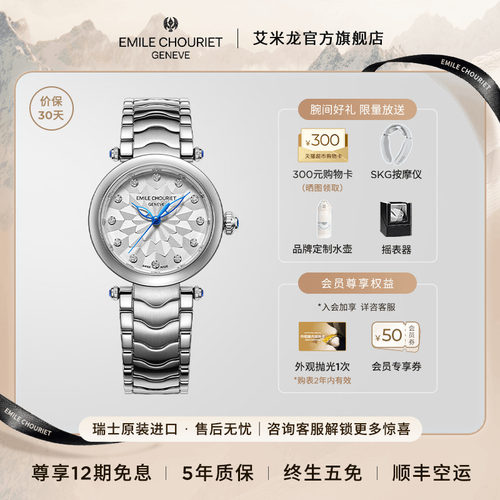 瑞士艾米龙轻奢小众机械女表