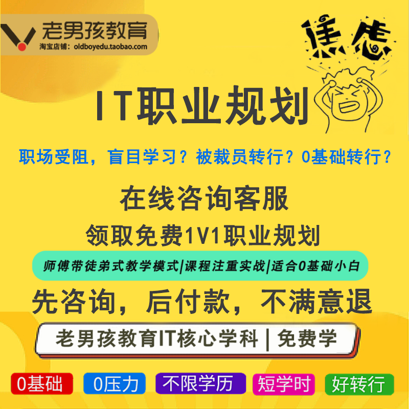 老男孩Linux云计算运维/网络安全/IT职业规划/编程/面试辅导/答疑