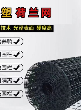 黑色铁丝网围栏养殖网养鸡鸭鹅鸽子狗猫兔牛羊圈栅栏户外防护护栏