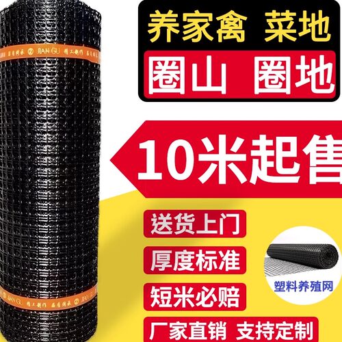 塑料网格防护网养鸡围栏网塑料加厚圈玉米网家用户外鱼塘围挡护栏 - 封面