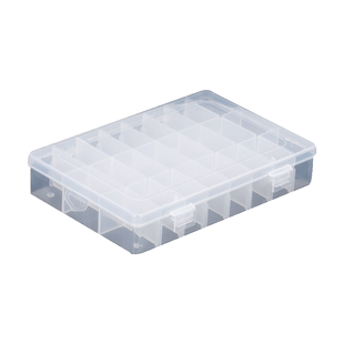 豫都多格子组合透明塑料盒diy散珠饰品配件收纳盒螺丝零件工具盒