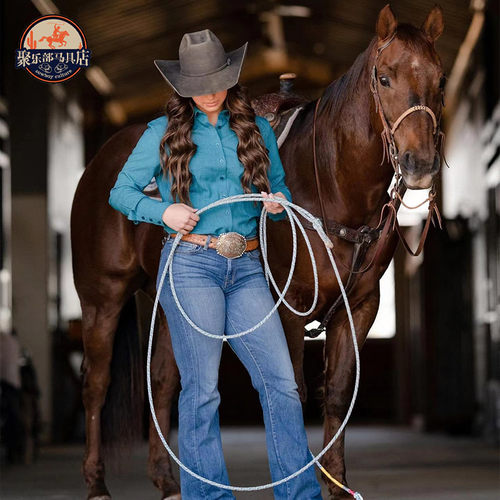 进口西部马术调教西部自由缰