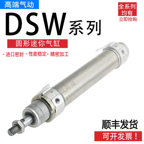 圆形气缸DSW63-25-40-50-75-80-100-160-200-300-PPV-A-B
