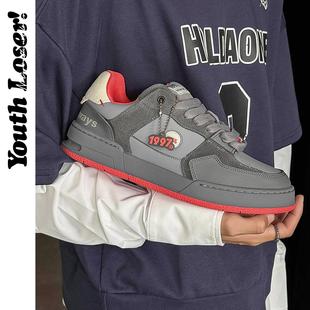 youthloser小众设计面包鞋男大舌头厚底运动休闲滑板鞋男潮