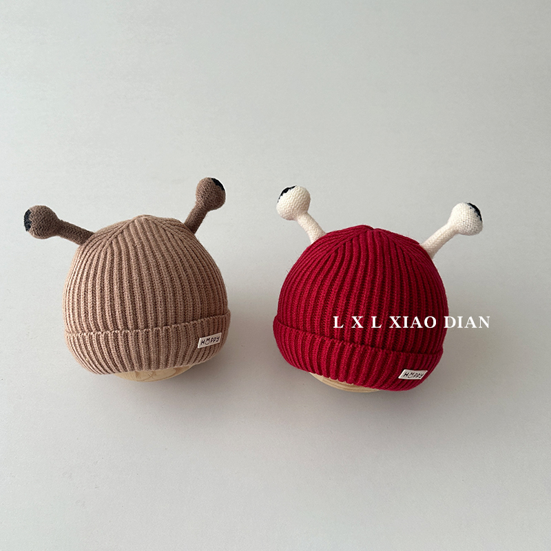 婴儿毛线帽秋冬季保暖帽