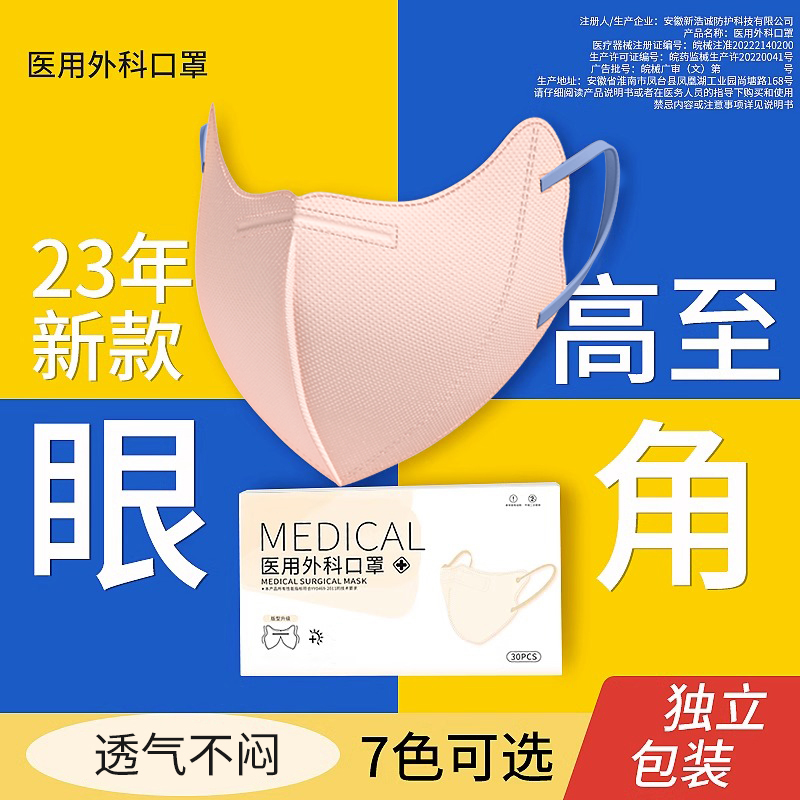 夏季防晒护眼角外科口罩