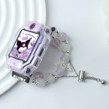 紫色手链表带z10适用小天才电话手表Z9/Z8a/Z7Z6pro/Q1D3替换腕带