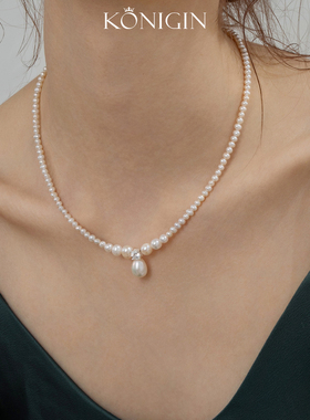 高级感淡水珍珠项链女
