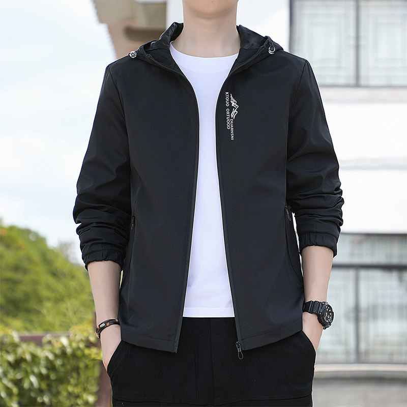2023新款青少年时尚休闲登山户外山峰男士外套连帽夹克JK9979-P35,男装夹克,星座1402-1