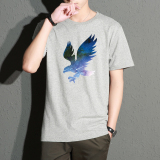 t恤男士短袖2022男装冰丝夏季上衣服夏装体恤薄款半袖潮DX27-P10，男装T恤，星座1402-1