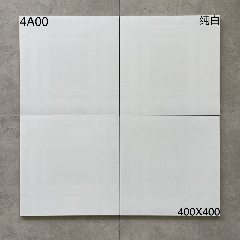 广东佛山400x400瓷砖防滑耐磨哑光瓷砖厨房卫生间阳台餐厅地板砖