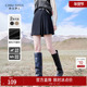 秋水伊人TR休闲miu系短裙2025冬新款 女装 学院减龄A字显瘦半身裙