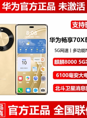 现货新款Huawei/华为 畅享 70X 尊享版8G+512G超长待机5G直降手机