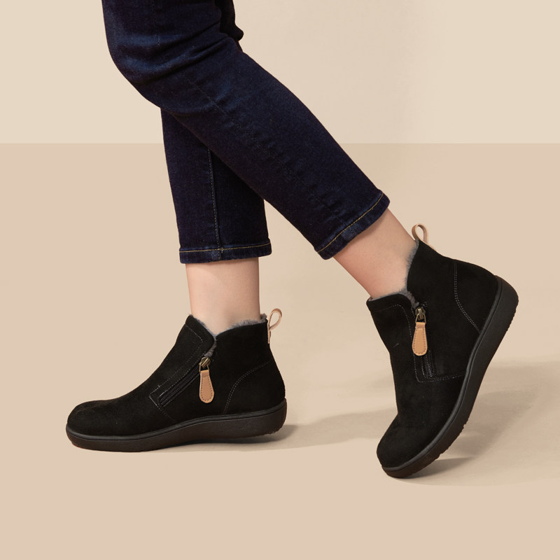 时尚雪地靴子女冬新款加绒保暖妈妈鞋日系轻便软底中老年棉鞋1134,女鞋,时尚雪地靴,淘宝优惠券,粉丝福利购,淘宝优惠卷