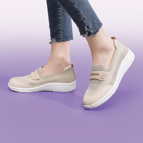 轻便软底防滑休闲乐福鞋