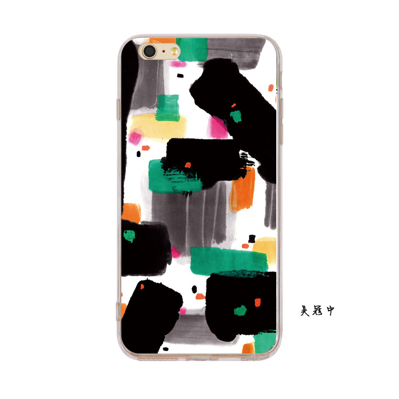 吴冠中适用iPhoneXR苹果7/8plus手机壳11/12p周庄印象全包OPPOr15