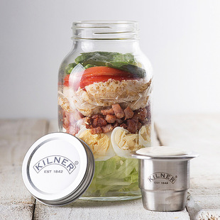 速发ki杯er食物储存罐隔夜燕麦杯便携带盖酸玻早餐l奶璃密封罐子